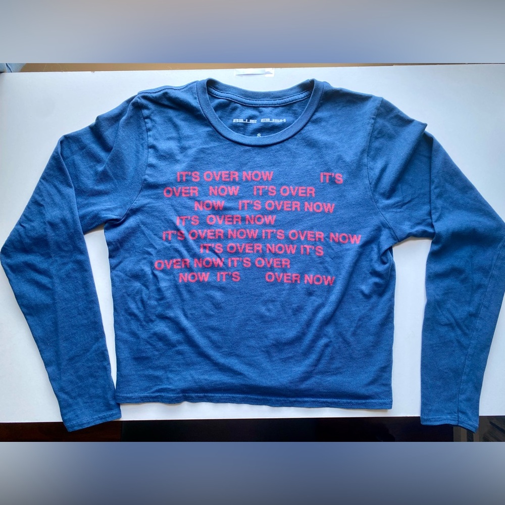 Billie Eilish “It’s Over Now” Crop Longsleeve (Size Small)